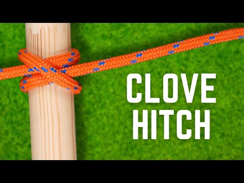 Clove Hitch Knot - Two Ways How to Tie It