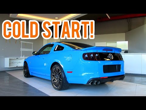 2014 Mustang GT Long Tube Headers, Catless Xpipe, Corsa Extreme Mufflers | Cold Start
