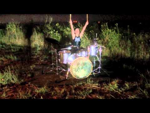 Drumming in the rain to Digital Summer Counting the Hours Drum Cover