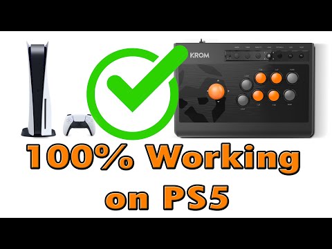 KROM kumite Arcade Stick Working on PS5 100%, Like, Subscribe and Drop a comment to know the method.
