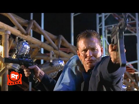 Double Team (1997) - Mickey Rourke's CRAZY Carnival Shootout Scene | Movieclips