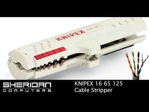KNIPEX 16 65 125 SB Stripping Tool Review: The Ultimate CAT5/CAT6 Solution?