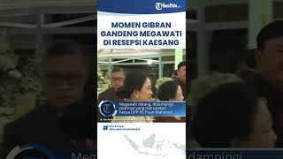 Momen Gibran Rakabuming Gandeng Tangan Megawati saat di Resepsi Kaesang dan Erina