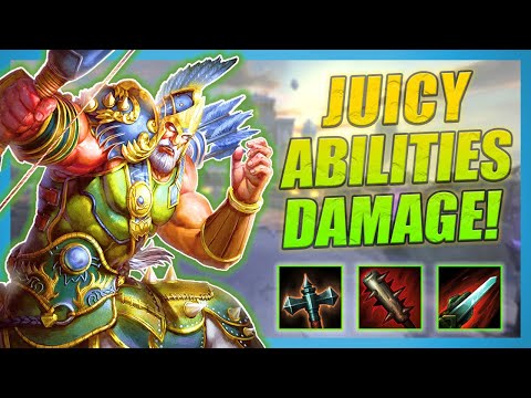 CHIRON MID WITH ABILITY DAMAGE BUILD! - Smite Chiron mid