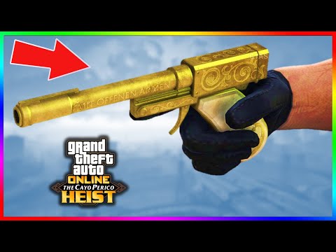 Como DESBLOQUEAR el *ARMA OCULTA* "PISTOLA PERICO" del Nuevo DLC: Golpe Al Cayo Perico