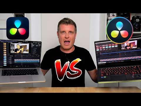 MacBook Pro 16 M1 Pro Vs RTX 3080 Gaming Laptop DaVinci Resolve Performance