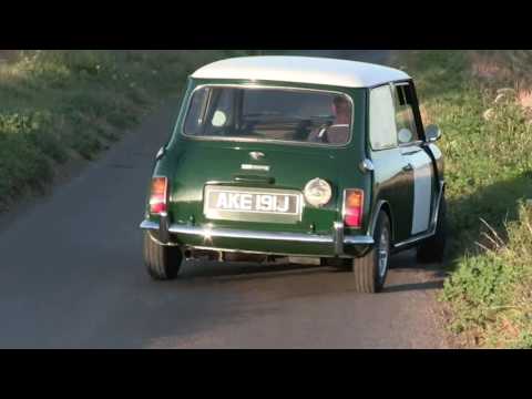 Classic Mini with a Straight cut gearbox