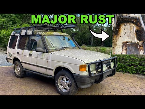 Classic Land Rover Discovery Restoration Part 1 - Major Rust from sitting for over 7 Years!