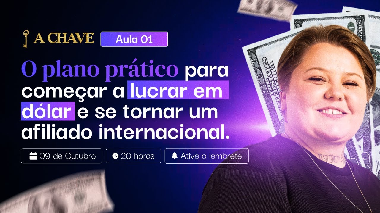 AULA 1 - O Plano Prático Para Lucrar em Dólar Todos os Dias Como Afiliado Internacional