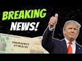 BREAKING NEWS Second Stimulus Check Upd