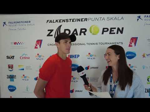 Zsombor Piros Interview - Zadar Open [en]