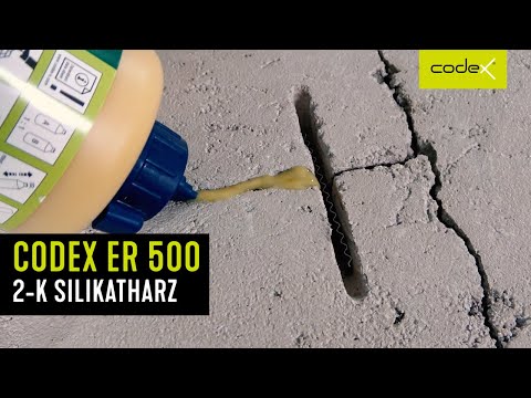 Kraftvolle Verschließung von Estrich-Rissen mit dem codex ER 500