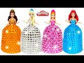 DIY How to Make Play Doh Super Sparkle Dresses for Disney Princesses DIY How to Make Play Doh Super Sparkle Dresses for Disney Princesses