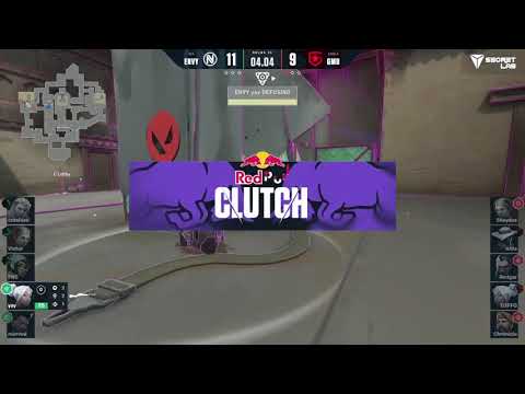 ENVY YAY WITH A NUTTY 4K CLUTCH | ENVYUS VS GAMBIT | VALORANT MASTERS BERLIN