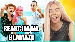 REAKCIJA NA NIKA ZORJAN, 8RASTA9 & SVENKY - BLAMAŽA | Saamo Petraa