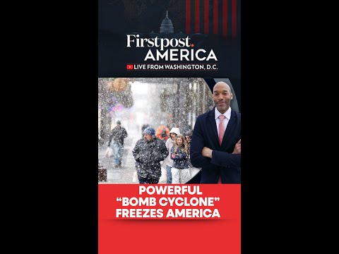 Powerful “Bomb Cyclone” Freezes America | Firstpost America | N18G