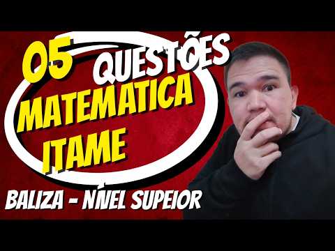 🚨 ACERTE MAIS QUESTÕES! Resolução de 5 Questões de Matemática do Concurso de Baliza-GO