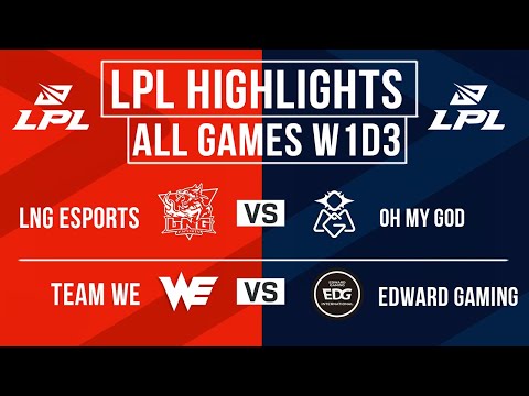 LPL Highlights ALL GAMES Week 1 Day 3 | LPL 2026 Split 1