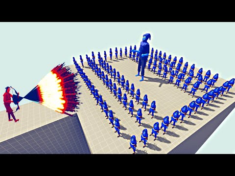 100x PEASANTS + GIANT vs EVERY GOD - Totally Accurate Battle Simulator TABS