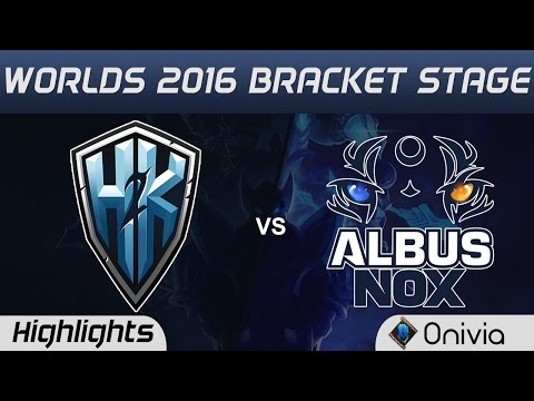 H2K vs ANX Highlights Game 2 Worlds 2016 Bracket Stage H2K Gaming vs Albus Nox Luna