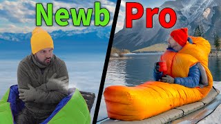 How To Sleep Outside in Extreme Cold -40°