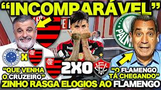 "FLAMENGO É INCOMPARÁVEL! QUE VENHA O CRUZEIRO!" OLHA O QE O ZINHO e o PASCOAL FALARAM do FLAMENGO