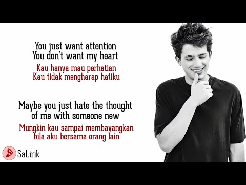 Attention | Charlie Puth (Lirik lagu dan terjemahan)~You just want attention