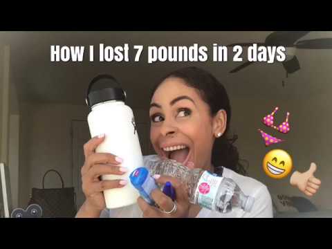 How I Lost 7 Pounds In 2 Days