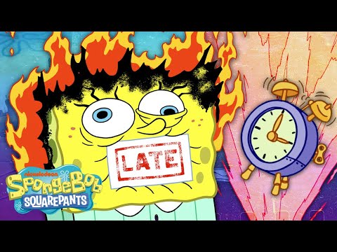 海綿寶寶的破鬧鐘⏰全場 "破鬧" (SpongeBob's Broken Alarm Clock ⏰ Full Scene "Broken Alarm")