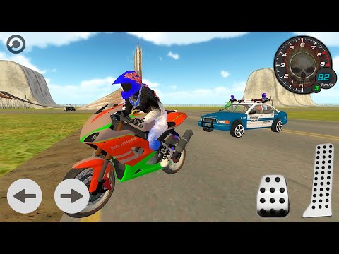 Bike Rider vs Police Car Chase Simulator - Bike Stunt Driving - #2 Android Gameplay