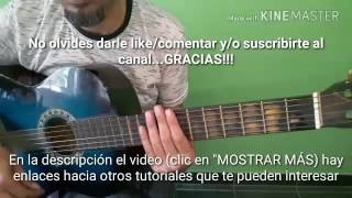 Cómo tocar La gota en el ojo Sumo Tutorial Acordes guitarra letra
