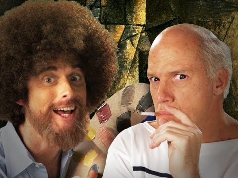 Bob Ross vs Pablo Picasso. Epic Rap Battles of History