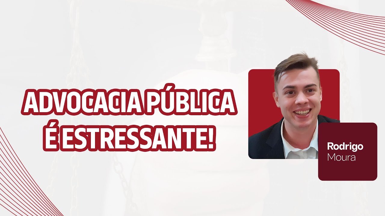 A advocacia pública é estressante