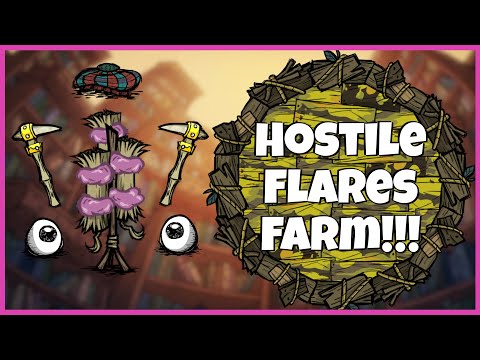 Farming Deerclops, MacTusks, and Pirate Raids With The NEW Hostile Flare In Don't Starve Together
