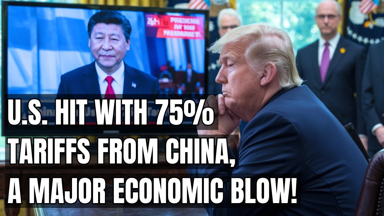 China Hits Back with 75% Tariffs—A Major Economic Blow to the U.S.! Electric Vehicles & Trade Wars