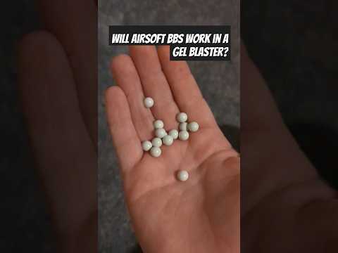 Will Airsoft bbs work in a Gel Blaster ????#airsoft#gelblaster