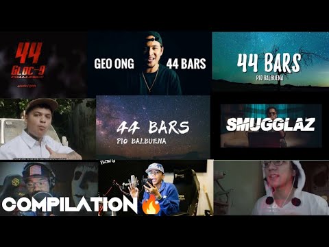 44 BARS Gloc9 Challenge [Compilation] Ft. Geo Ong, Pio Balbuena, Smugglaz, Flig-G, Ect