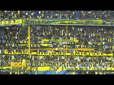 "Y no me importa donde juegues te voy alentar" Barra: La 12 • Club: Boca Juniors