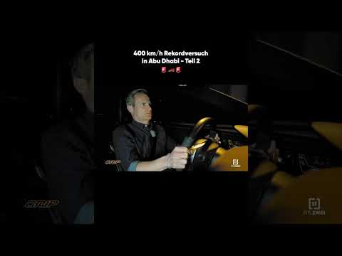 400 km/h Rekordversuch in Abu Dhabi - Teil 2 🤩 | GRIP #shorts #throwback #446