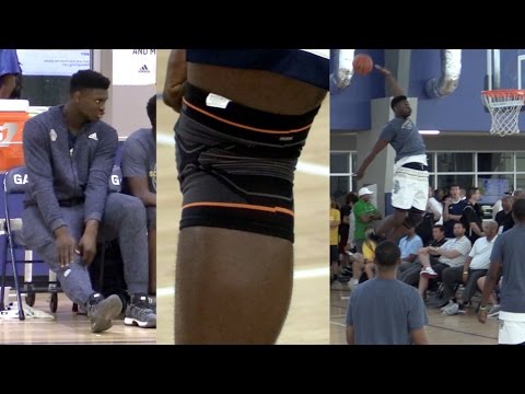 Zion Williamson KNEE PROBLEM At adidas Gauntlet, WAS NOT 100% BUT GAVE 100%