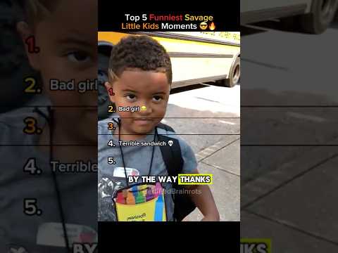 Top 5 Funniest Savage Little Kids Moments (Leaving Adults Shocked!) 😂🔥