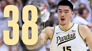 Zach Edey's MONSTER DOUBLE-DOUBLE vs Michigan St - 38 PTS & 13 REB