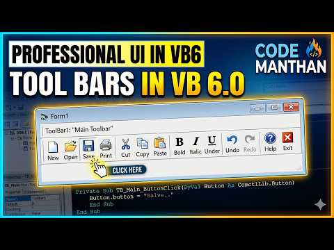Toolbar In Visual Basic