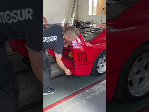 Une F40 au contrôle technique ??? 😱😂 #moteuretsens