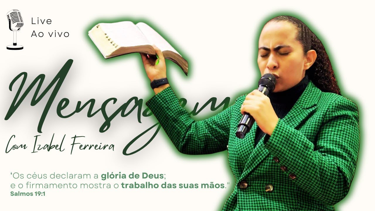 10/02/2025 - PREGAÇÃO COM  IZABEL FERREIRA | MATEUS 13:1