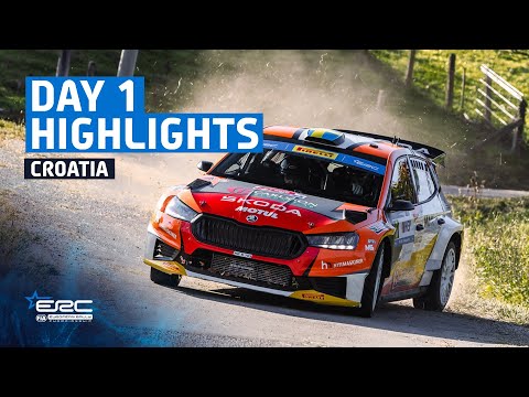 Day 1 Highlights | ERC Croatia Rally 2025