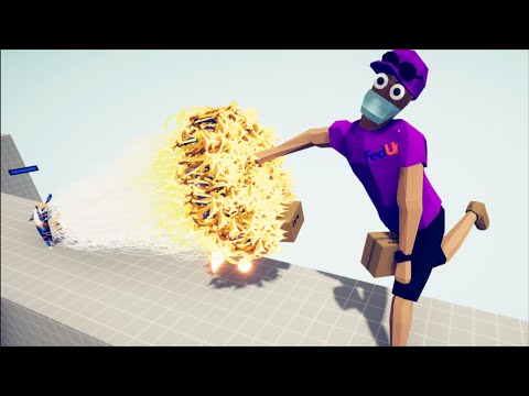 Giant FedUP Delivery Guy vs GOD UNITS - Totally Accurate Battle Simulator TABS