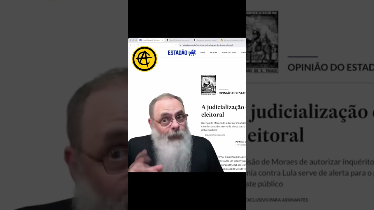 ATÉ o ESTADÃO está vendo o ÓBVIO: SE XANDÃO tirar FLÁVIO da CORRIDA ELEITORAL, explicita a DITADURA