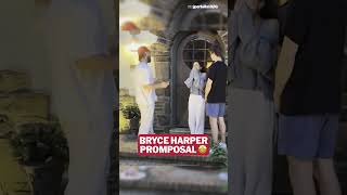 Bryce Harper helps with promposal! ????