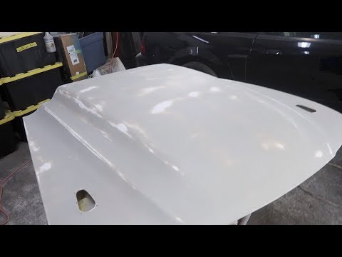 Getting SN95 Mustang Cowl Hood Ready For Paint